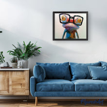 Laden Sie das Bild in den Galerie-Viewer, Malen nach Zahlen für Erwachsene | Frosch und Brillen | Figured'Art
