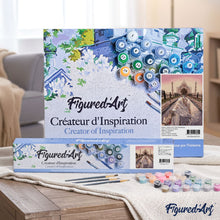 Laden Sie das Bild in den Galerie-Viewer, Malen nach Zahlen für Erwachsene | Spaziergang am romantischen Taj Mahal | Figured'Art