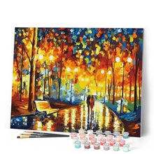 Laden Sie das Bild in den Galerie-Viewer, Malen nach Zahlen für Erwachsene | Regen im Park | Figured'Art