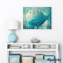 Laden Sie das Bild in den Galerie-Viewer, Malen nach Zahlen für Erwachsene | Künstlerische Fische | Figured'Art