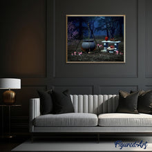 Laden Sie das Bild in den Galerie-Viewer, Malen nach Zahlen für Erwachsene | Halloweennacht | Figured'Art