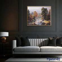 Laden Sie das Bild in den Galerie-Viewer, Malen nach Zahlen Erwachsene Waldlandschaft Figured'Art