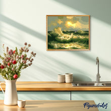 Laden Sie das Bild in den Galerie-Viewer, Malen nach Zahlen für Erwachsene | Wütendes Meer | Figured'Art