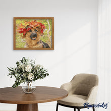 Laden Sie das Bild in den Galerie-Viewer, Malen nach Zahlen für Erwachsene | Hund im Herbst | Figured'Art