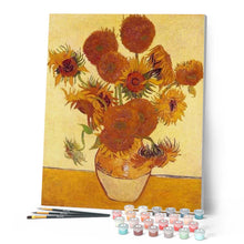 Laden Sie das Bild in den Galerie-Viewer, Malen nach Zahlen für Erwachsene | Van Gogh - Sonnenblumen 2 | Figured'Art