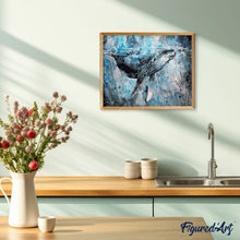 Laden Sie das Bild in den Galerie-Viewer, Malen nach Zahlen Erwachsene Wal Figured'Art