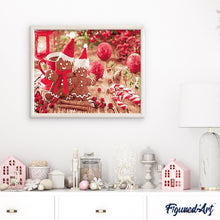 Laden Sie das Bild in den Galerie-Viewer, Malen nach Zahlen für Erwachsene | Braune Weihnachtsplätzchen | Figured'Art