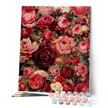 Laden Sie das Bild in den Galerie-Viewer, Malen nach Zahlen für Erwachsene | Romantische Blumen | Figured'Art