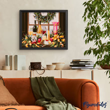 Laden Sie das Bild in den Galerie-Viewer, Weinflaschen auf dem Tisch | Figured'Art