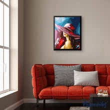 Laden Sie das Bild in den Galerie-Viewer, Attraktive Frau im Hut | Figured'Art
