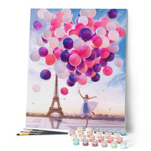Laden Sie das Bild in den Galerie-Viewer, Malen nach Zahlen für Erwachsene | Luftballons in Paris | Figured'Art