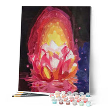 Laden Sie das Bild in den Galerie-Viewer, Malen nach Zahlen für Erwachsene | Beleuchtete Seerose | Figured'Art