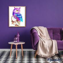 Laden Sie das Bild in den Galerie-Viewer, Malen nach Zahlen für Erwachsene | Eule in Farben | Figured'Art