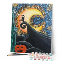 Laden Sie das Bild in den Galerie-Viewer, Malen nach Zahlen für Erwachsene | Halloween Gemälde | Figured'Art