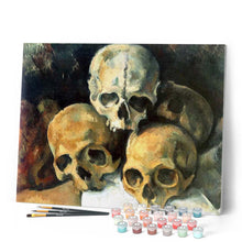Laden Sie das Bild in den Galerie-Viewer, Malen nach Zahlen für Erwachsene | Die Schädel | Figured'Art