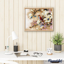 Laden Sie das Bild in den Galerie-Viewer, Malen nach Zahlen für Erwachsene | Magnolien in Blüten | Figured'Art