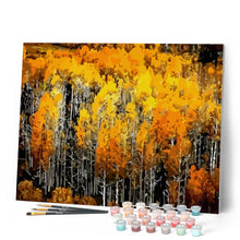 Laden Sie das Bild in den Galerie-Viewer, Malen nach Zahlen für Erwachsene | Wald in Herbstfarben | Figured'Art