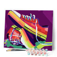 Laden Sie das Bild in den Galerie-Viewer, Malen nach Zahlen für Erwachsene | Converse Schuhe | Figured'Art