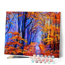Laden Sie das Bild in den Galerie-Viewer, Malen nach Zahlen für Erwachsene | Im Wald im Herbst | Figured'Art