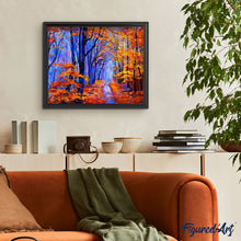 Laden Sie das Bild in den Galerie-Viewer, Malen nach Zahlen für Erwachsene | Im Wald im Herbst | Figured'Art