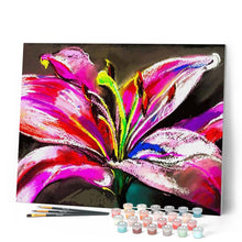Laden Sie das Bild in den Galerie-Viewer, Malen nach Zahlen für Erwachsene | Farbige Blume | Figured'Art