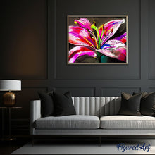 Laden Sie das Bild in den Galerie-Viewer, Malen nach Zahlen für Erwachsene | Farbige Blume | Figured'Art