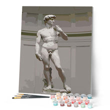 Laden Sie das Bild in den Galerie-Viewer, Malen nach Zahlen für Erwachsene | Statue eines Mannes | Figured'Art