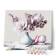 Laden Sie das Bild in den Galerie-Viewer, Malen nach Zahlen Erwachsene Magnolie Figured'Art