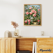 Laden Sie das Bild in den Galerie-Viewer, Blumen in einer Zinnvase