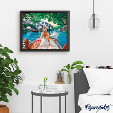 Laden Sie das Bild in den Galerie-Viewer, Malen nach Zahlen für Erwachsene | Spaziergang frisch verheiratetes Pärchen | Figured'Art