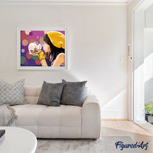 Laden Sie das Bild in den Galerie-Viewer, Malen nach Zahlen für Erwachsene | Mädchen und Kaninchen | Figured'Art