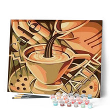 Laden Sie das Bild in den Galerie-Viewer, Malen nach Zahlen für Erwachsene | Milchkaffee | Figured'Art