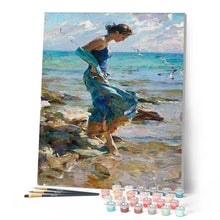 Laden Sie das Bild in den Galerie-Viewer, Malen nach Zahlen für Erwachsene | Schritt ins Wasser | Figured'Art