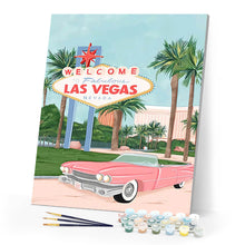 Laden Sie das Bild in den Galerie-Viewer, Reiseposter Willkommen in Las Vegas