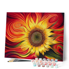 Laden Sie das Bild in den Galerie-Viewer, Malen nach Zahlen für Erwachsene | Künstlerische Sonnenblume | Figured'Art