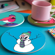 Laden Sie das Bild in den Galerie-Viewer, Malen nach Zahlen 10 cm Untersetzer (4 Stück) - Kreatives Weihnachtsgeschenk 1
