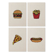 Laden Sie das Bild in den Galerie-Viewer, Punch Needle Set (4 Stück) mit Rahmen​ - Amerikanisches Diner Figured'Art