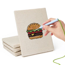 Laden Sie das Bild in den Galerie-Viewer, Punch Needle Set (4 Stück) mit Rahmen - Amerikanisches Diner