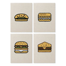 Laden Sie das Bild in den Galerie-Viewer, Punch Needle Set (4 Stück) mit Rahmen​ - Foodie Spaß Kollektion Figured'Art