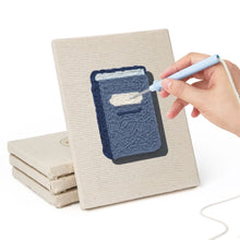 Laden Sie das Bild in den Galerie-Viewer, Punch Needle Set (4 Stück) mit Rahmen - Zurück zur Schule 1