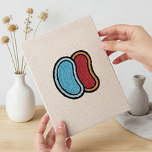 Laden Sie das Bild in den Galerie-Viewer, Punch Needle Set (4 Stück) mit Rahmen - Kawaii Snacks