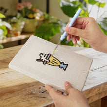 Laden Sie das Bild in den Galerie-Viewer, Punch Needle Set (4 Stück) mit Rahmen - Süße Getränke