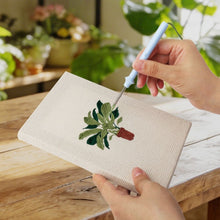 Laden Sie das Bild in den Galerie-Viewer, Punch Needle Set (4 Stück) mit Rahmen - Botanische Schönheit