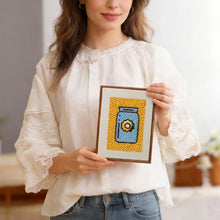 Laden Sie das Bild in den Galerie-Viewer, Punch Needle Set (4 Stück) mit Rahmen - Mittagspause