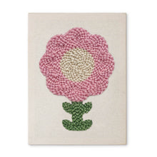 Laden Sie das Bild in den Galerie-Viewer, Punch Needle mit Rahmen - Rosa Blütenblätter Figured'Art