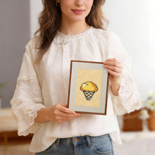 Laden Sie das Bild in den Galerie-Viewer, Punch Needle Set (4 Stück) mit Rahmen - Leckere Häppchen Kollektion 2