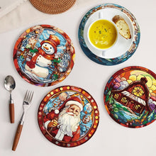 Laden Sie das Bild in den Galerie-Viewer, Malen nach Zahlen 20 cm Tischsets (6 Stück) - Kreatives Weihnachtsgeschenk