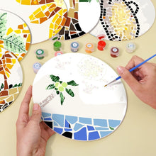 Laden Sie das Bild in den Galerie-Viewer, Malen nach Zahlen 20 cm Tischsets (6 Stück) - Botanik und Natur
