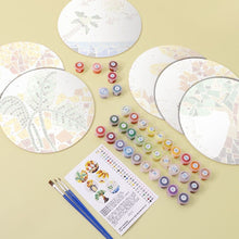Laden Sie das Bild in den Galerie-Viewer, Malen nach Zahlen 20 cm Tischsets (6 Stück) - Botanik und Natur