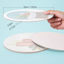 Laden Sie das Bild in den Galerie-Viewer, Malen nach Zahlen 20 cm Tischsets (4 Stück) - Klassische Weihnachtsfreude